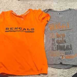 Women’s Bengals Short Sleeved Shirt 2-Pack Small